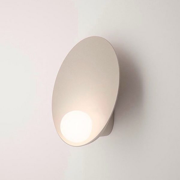 Pearl White Modern 23cm LED Wall Light