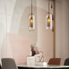 Stark Skinny Modern Mesh Glass Pendant in 15cm