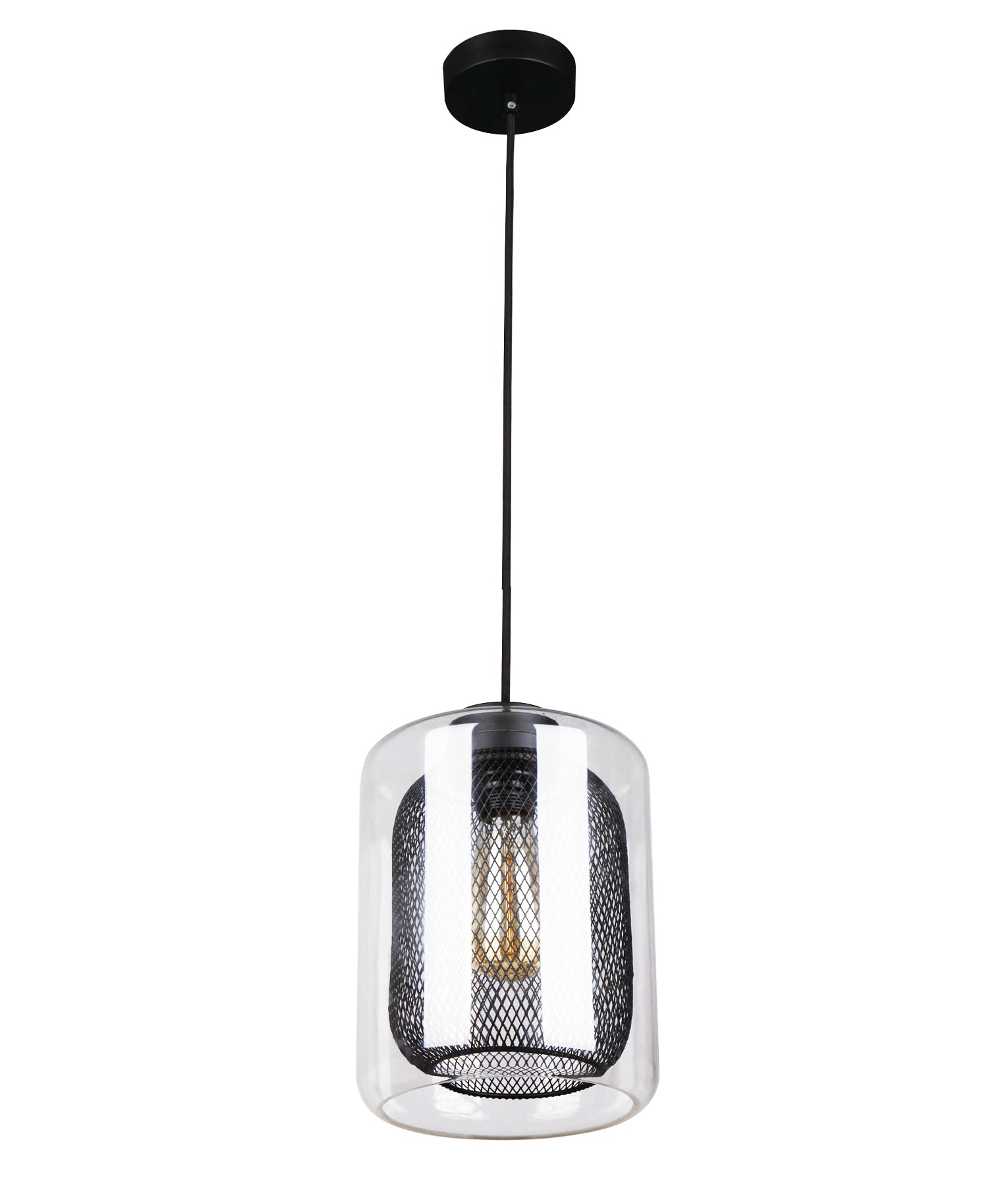 Tonor Modern Mesh 20cm Pendant Light in Black