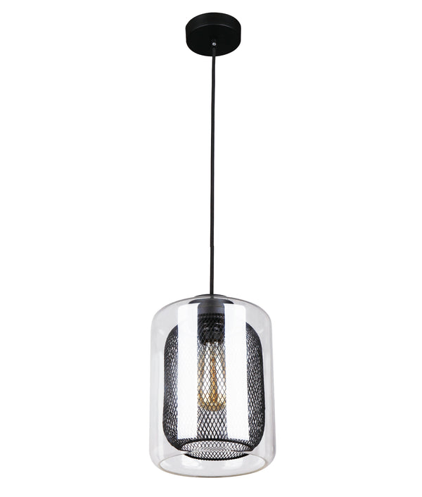 Tonor Modern Mesh 20cm Pendant Light in Black