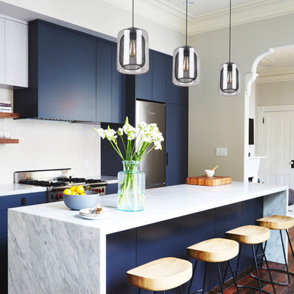 Tonor Modern Mesh 20cm Pendant Light in Black