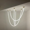 Curl Curl Streak Surface Mounted Suspension Pendant in Various Sizes