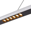 Ligne 120cm Ultra Modern Low Glare Linear Light in Black, White or Gold