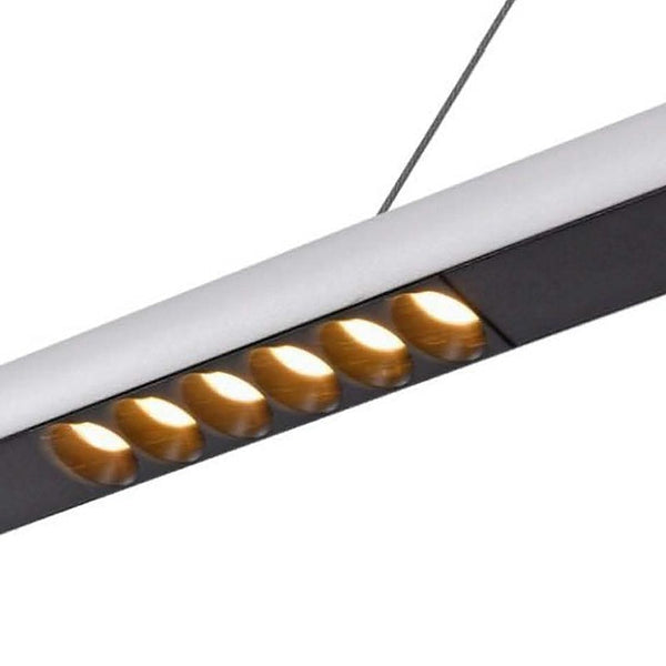 Ligne 180cm Ultra Modern Low Glare Linear Light in Black, White or Gold