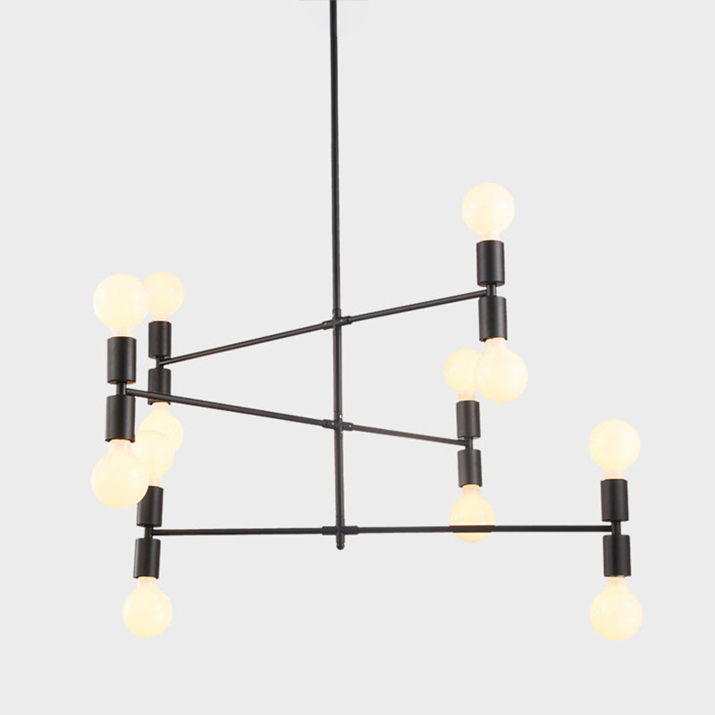 Axis Modern 90cm 12 Light Chandelier