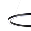 Halo II Modern 2 Tiered Dimmable LED Ring Pendant
