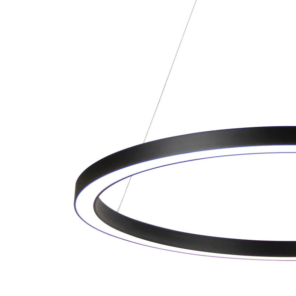 Halo II Modern 2 Tiered Dimmable LED Ring Pendant