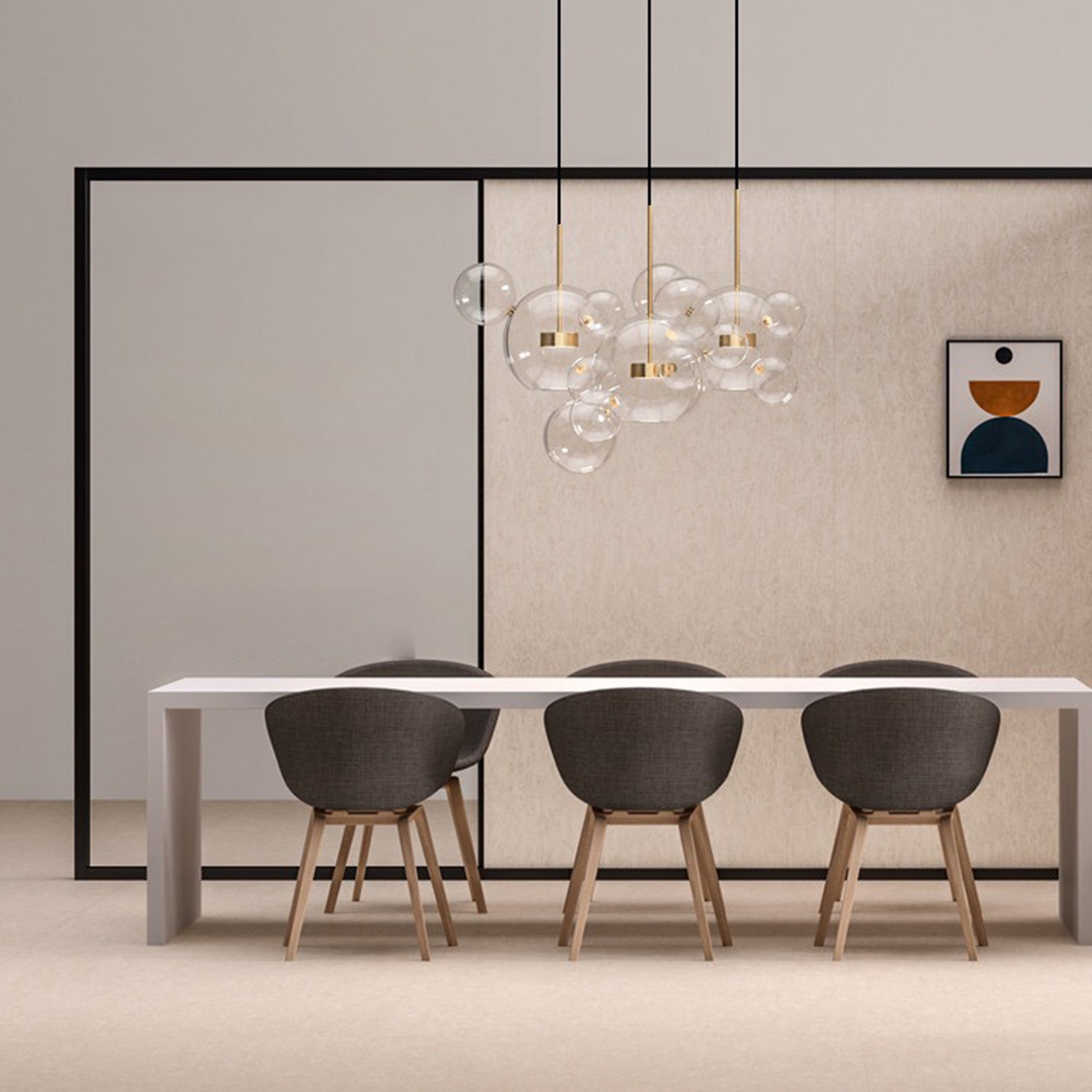 Replica Bolle Bubble Pendant Light by Giopato Coombes in Various Sizes