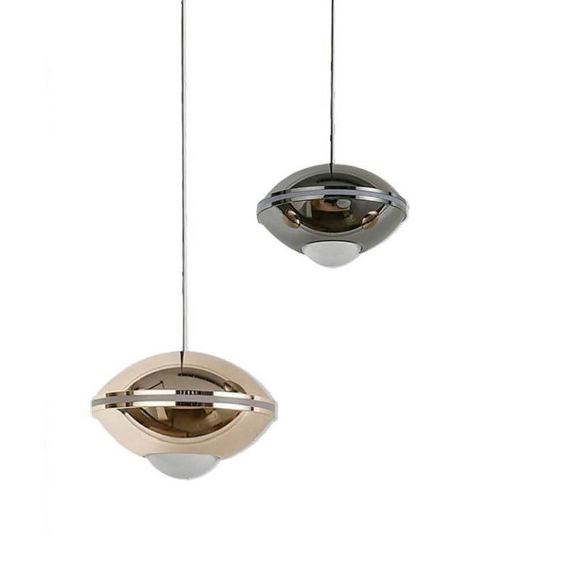 Soucoupe 24 Light Cluster Halo Pendant in Pearl Gold or Black