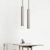 Columna Grey Cement Tube Pendant