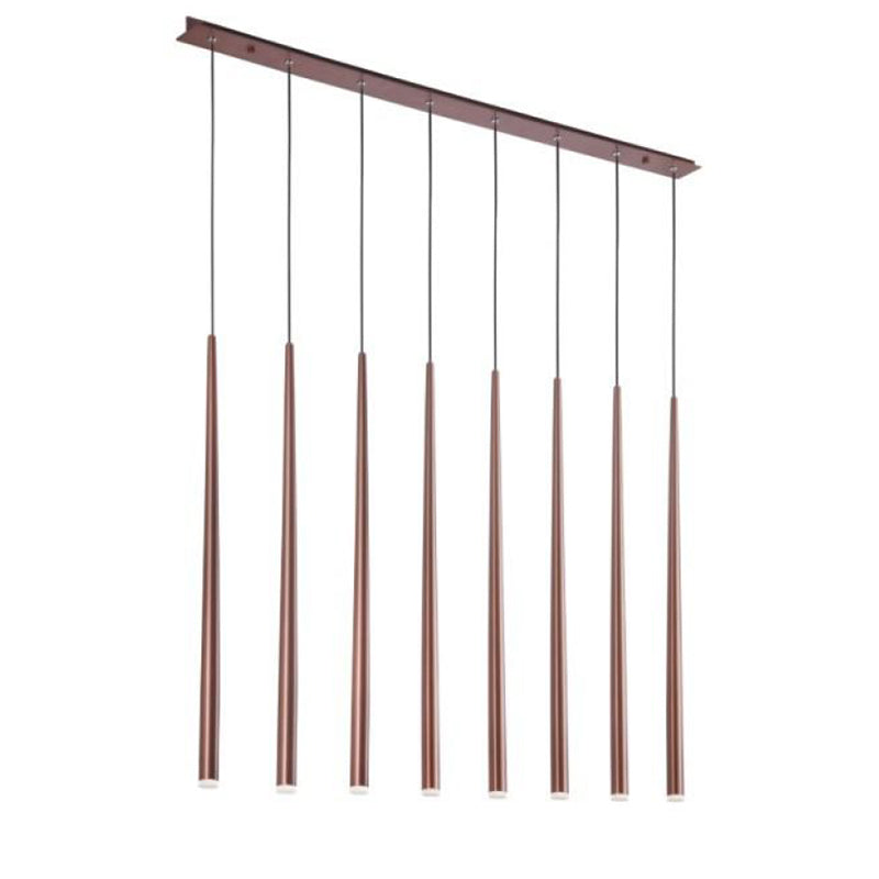 Zeus Linear 8 Flute 120cm Pendant Light