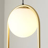 Loretta 10 Light Modern Minimalist Chandelier in Brushed Brass