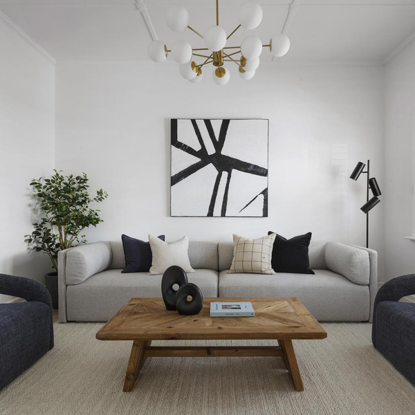 Felix Round Brass 12 Light Pendant 105cm