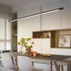 Minima Linear 156cm Pendant in Black