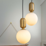 Amour 20cm Organic Pendant Light in Brushed Brass