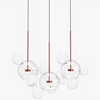 Replica Bolle 4 & 6 Bubble Pendant Light in Brushed Rose Gold