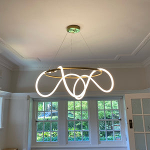 Curl Curl Orbit Suspension Pendant 40cm-120cm Sizes in Various Colours