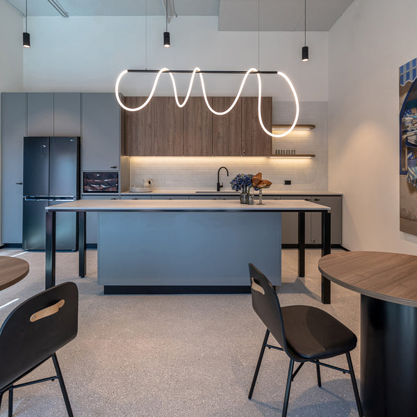 Curl Curl Medium Adjustable 160cm Linear Suspension Pendant