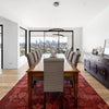 Endless Modern 80cm LED Pendant in Black or White