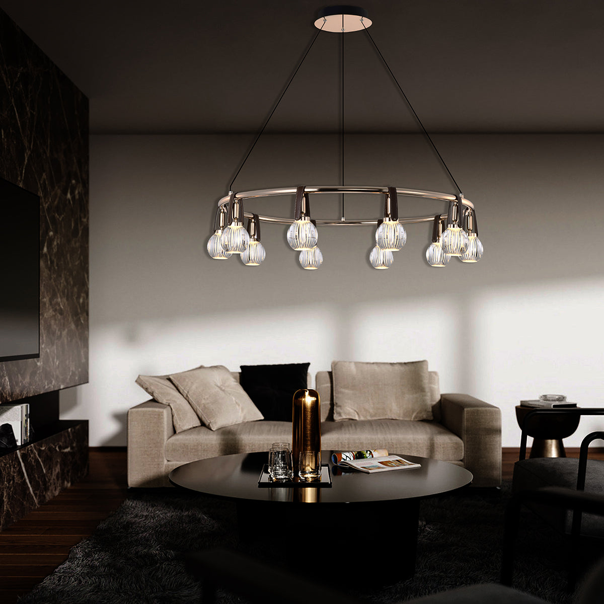 Muse 10 Light Chandelier