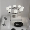 Phos 8 Light 80cm Chandelier