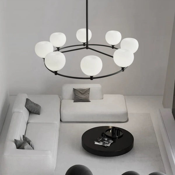Phos 8 Light 80cm Chandelier