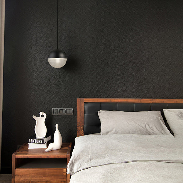black glass modern bedside textured pendant light zlights Australia 2024