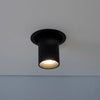 modern black feature island kitchen lighting spotlight recessed 90mm cutout luxury zlights Australia 2023