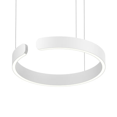 Enso White Modern Halo Pendant Light 40cm, 60cm & 80cm