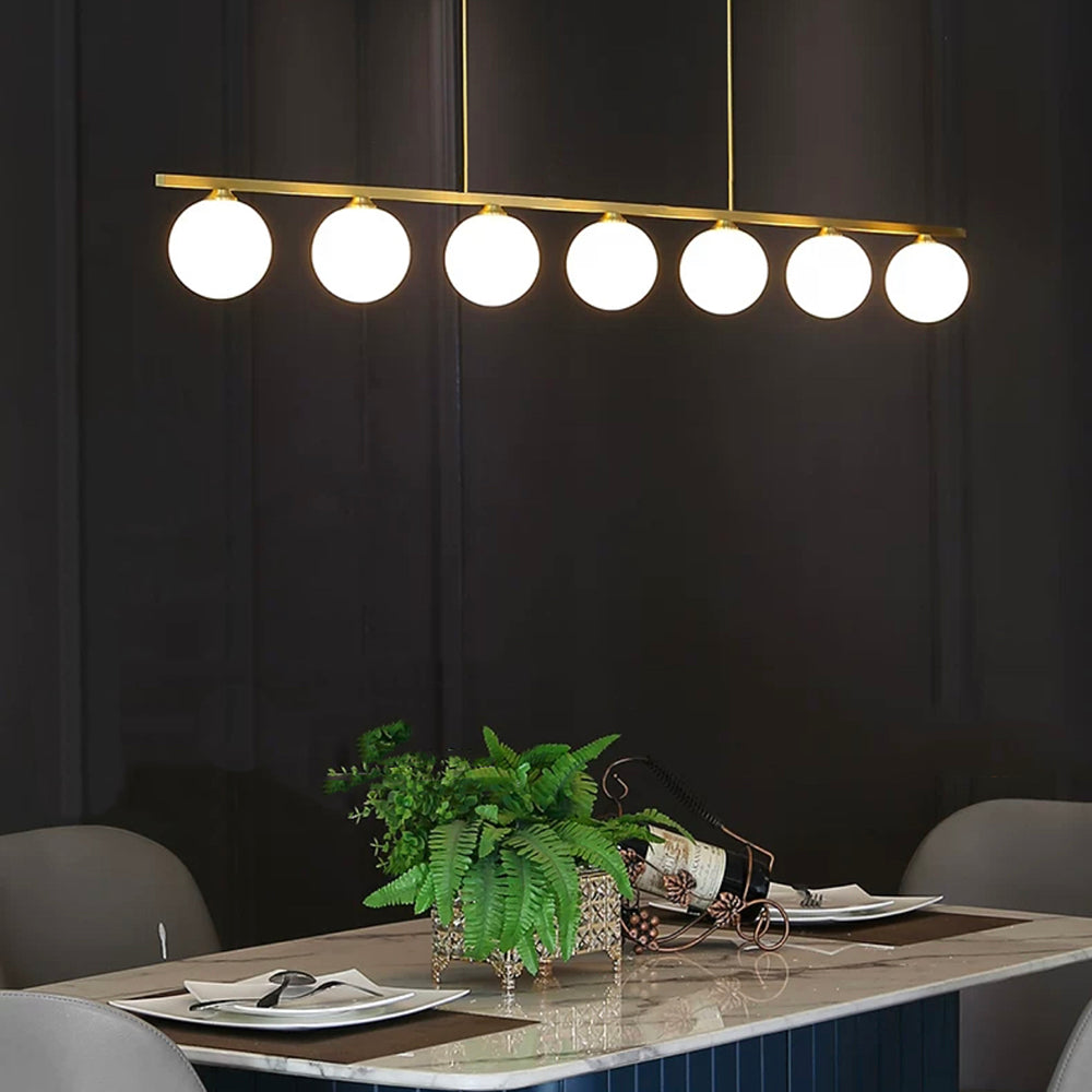 Felix Modern Brass Linear Pendant 150cm