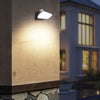 Glamor Modern Exterior LED Wall Light in Dark Grey or White