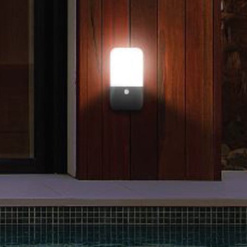 Modo 22cm Modern Exterior LED Wall Light with Sensor