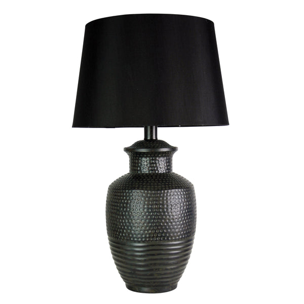 Nobo 73cm Aged Black Large Table Lamp