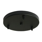 3 Pendant Canopy Plate in White, Black and Brushed Aluminium