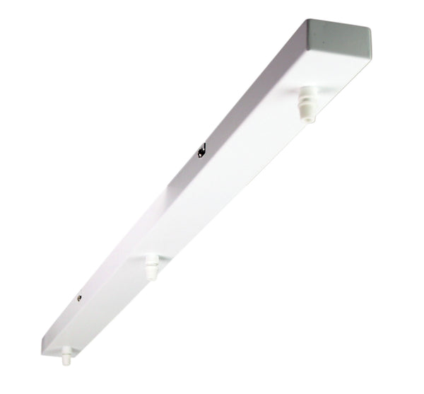 3 Pendant Canopy Plate Rail in White or Black