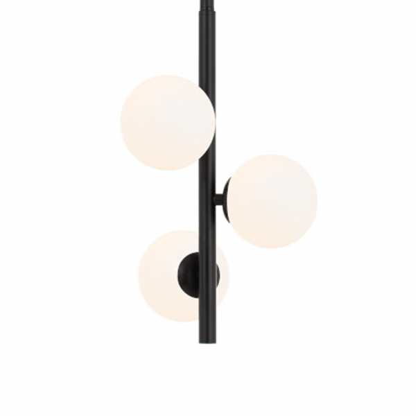 Blossom Slim 3 Vertical 150cm Pendant in Brushed Brass or Black