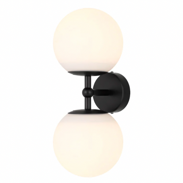 Blossom Wall Light 37cm in Brushed Brass or Black