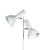 Ven Twin 150cm Retro Floor Lamp in Black, White, Chrome or Polished Chrome