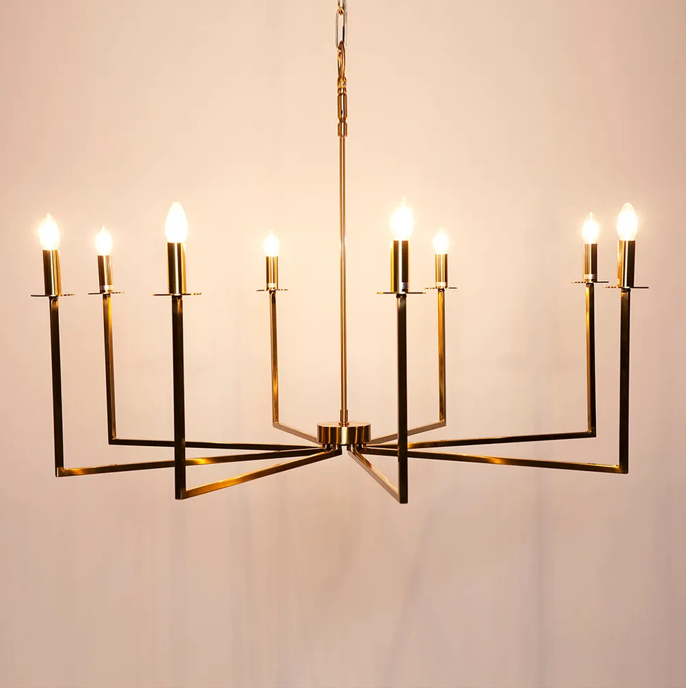 Wax candle new arrivals chandelier