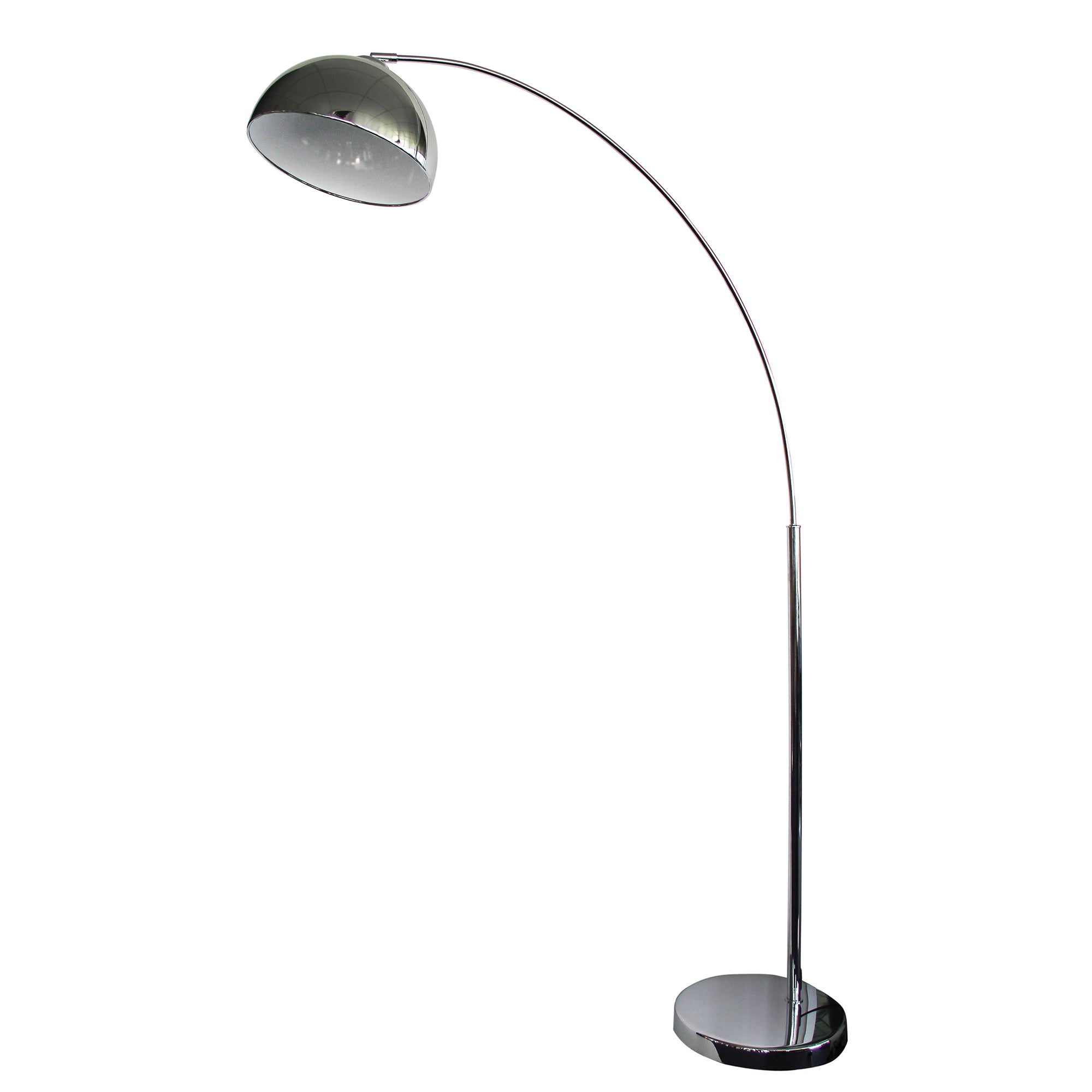 Classic Retro 170cm Floor Lamp in Chrome or Black