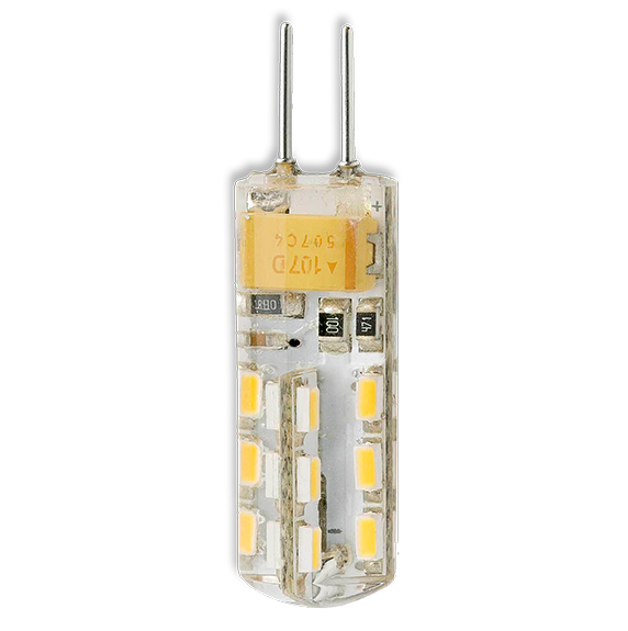 Dimmable 1.5W G4 LED 12V AC/DC in 2700K or 6000K