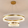 Natural Ice Deco Circular Brass Pendant in Various Sizes