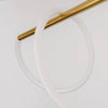 curl curl rope LED pendant light adjustable brass gold flexible tubing warm white modern linear zlights 2020