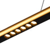 Ligne 120cm Ultra Modern Low Glare Oval Halo in Black, White or Gold