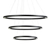 Halo II Modern 3 Tiered LED Ring Pendant
