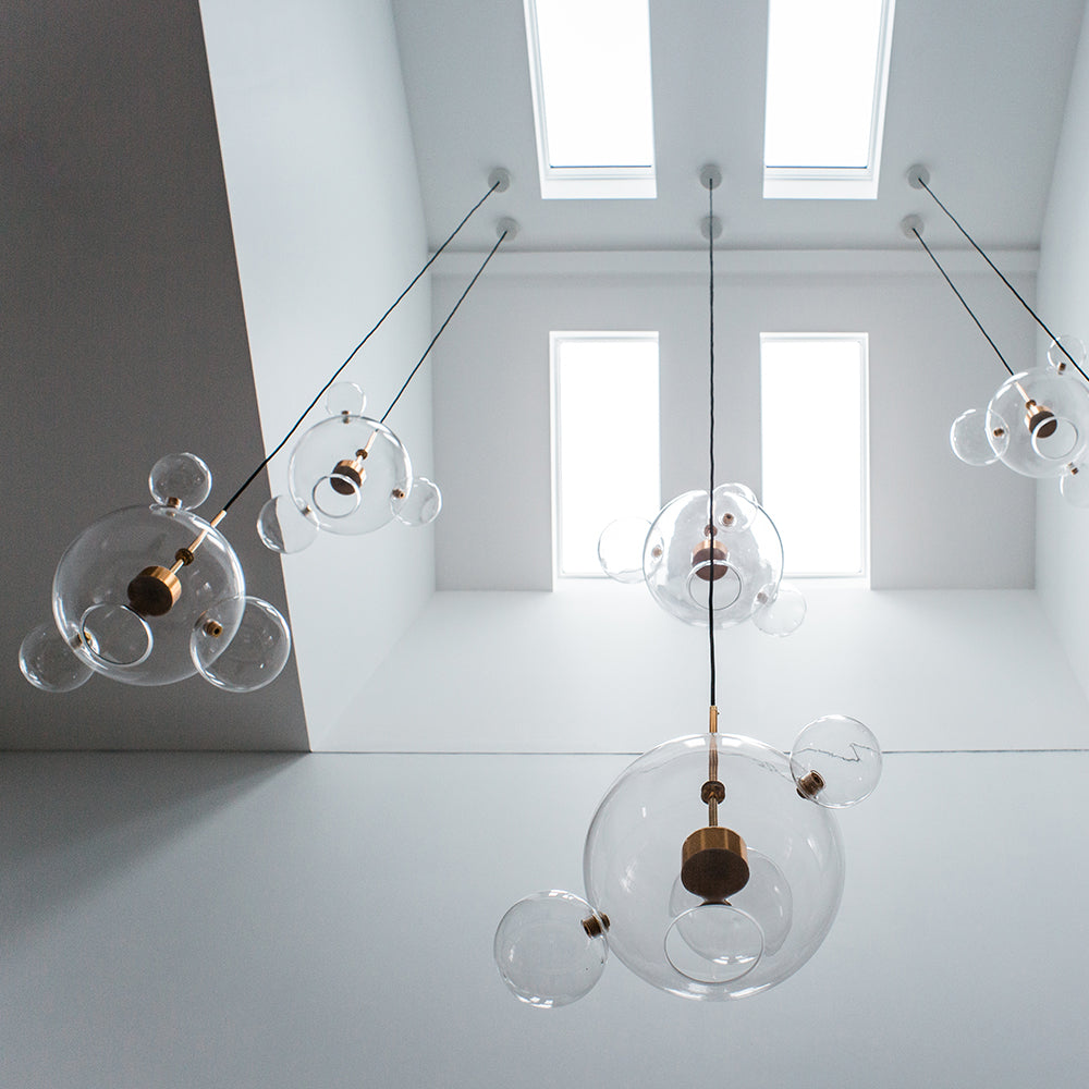 Replica Bolle 4 & 6 Bubble Pendant Light in Various Colours