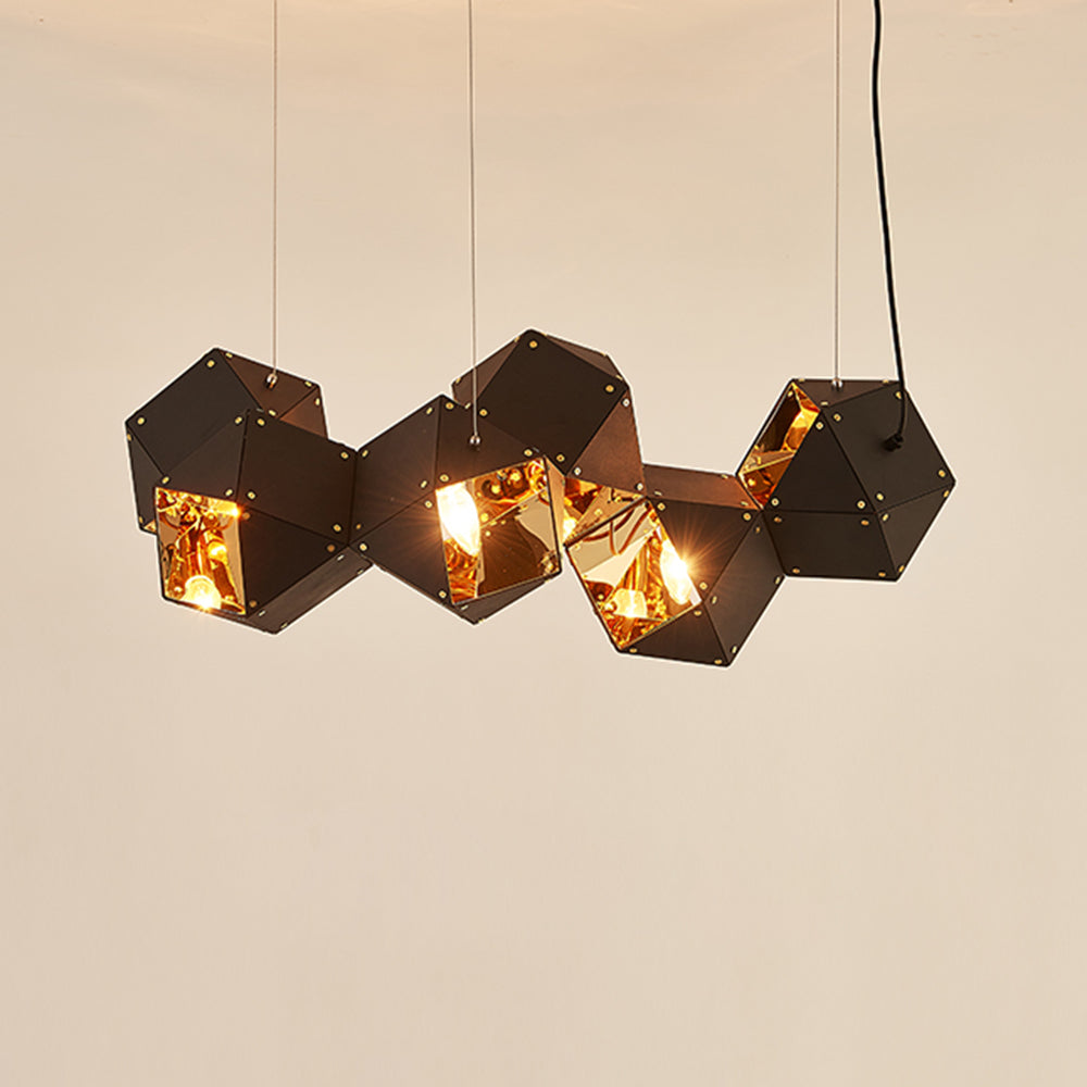 Linear Box Series in Various Sizes Black+Gold Stainless Steel