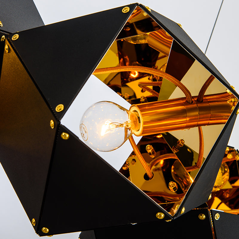 Linear Box Series in Various Sizes Black+Gold Stainless Steel