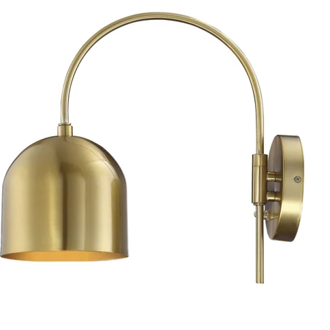 Arte Wall Light 33cm in Brushed Brass E27