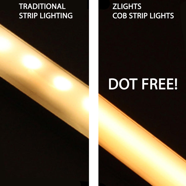 led sot free led strip 3 year warranty before and after traditional led lighting vs cob lighting Sydney